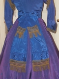 Detail of back drape ... the drape retains the original color of the dress.
