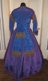 Full view of the back, showing the elaborate back drape.