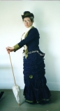 In a fashion show in 2001 at Hale Farm and Village