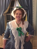 Front Closeup Gown and Matching Petticoat Woodville Plantation Jan 2017