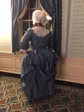 Back Gown and Matching Petticoat Woodville Plantation Jan 2017