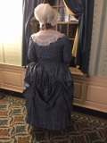 Back Gown and Matching Petticoat Woodville Plantation Jan 2017