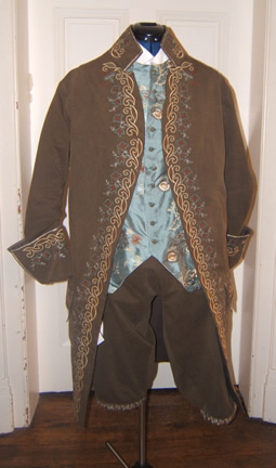 1780s Olive Suit - Front