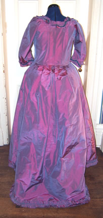 1780's Zoned Gown Back