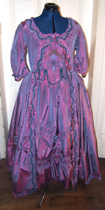 1780's Zoned Gown Front