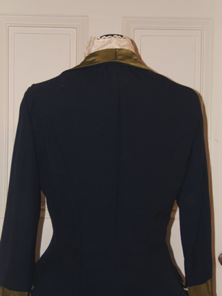 1881 Wool Dress - Back Detail