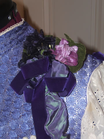 Mrs. Andrew Carnegie Gown - Detail of Corsage
