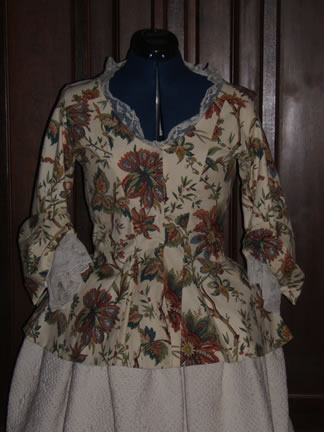 1740's Jacket - Front Detail